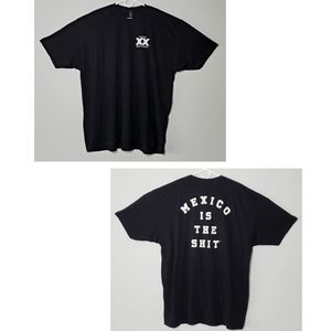 Cerveza Dos Equis by Anuar Layon Original Mexico Is The Sh!t T-Shirt Mens 2XL